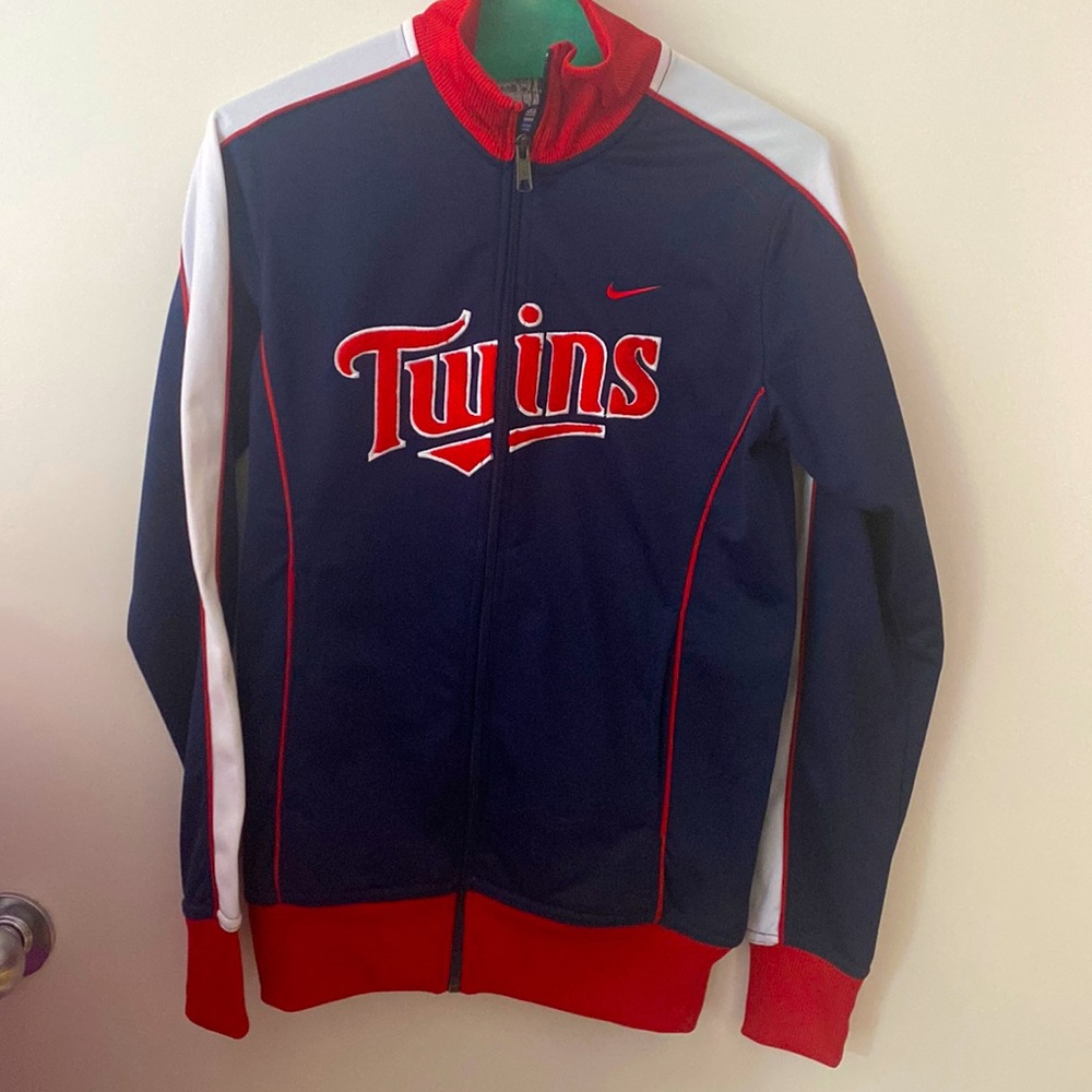 Nike MLB Twins Zip Up Jacket Navy Size S